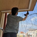 Erkély macskahálózása