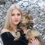 Hayley - norvég erdei macska - és Panka