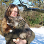 Végre leesett az első hó és Masek (Masek de Tsavo *ES), a norvég erdei macska kölyök, életében először ismerkedhetett vele.