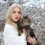 Nayeli - norvég erdei macska - és Panka